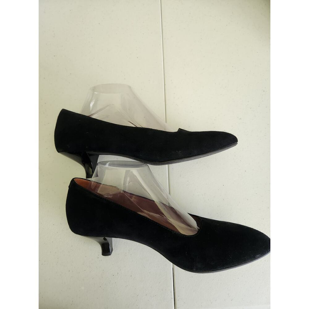 L'Amour des Pieds Women's Kavan Pump Black Kid Suede Sz 10 Careerwear luxury - Picture 4 of 10